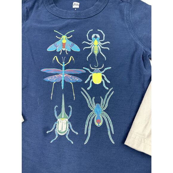 Boys Tea Collection Bug Shirt Size 4 - Picture 3 of 5